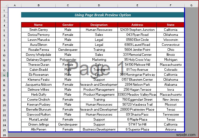 วิธีทำให้สเปรดชีต Excel ใหญ่ขึ้นเมื่อพิมพ์ (7 วิธี)