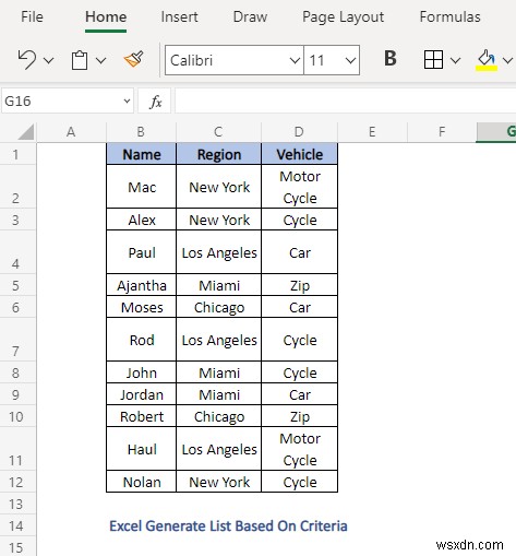 วิธีสร้างรายการตามเกณฑ์ใน Excel (4 วิธี)