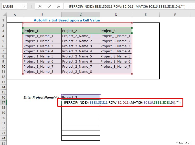 วิธีการเติมรายการตามค่าของเซลล์ใน Excel (6 วิธี)