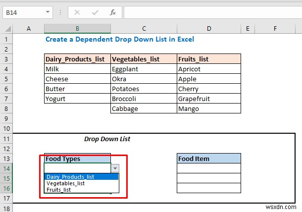 วิธีการเติมรายการตามค่าของเซลล์ใน Excel (6 วิธี)