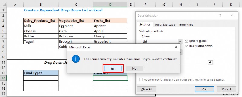 วิธีการเติมรายการตามค่าของเซลล์ใน Excel (6 วิธี)