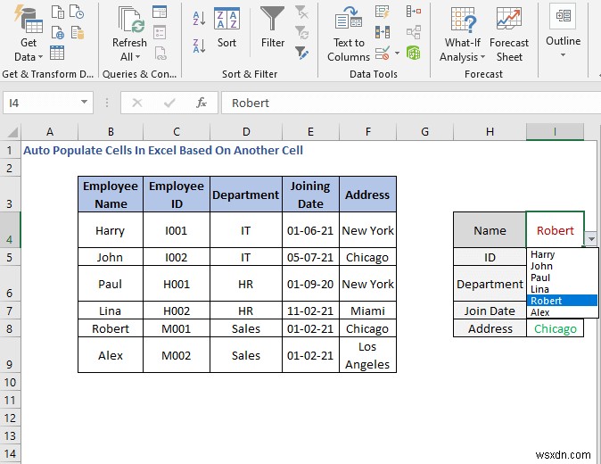 วิธีการเติมเซลล์อัตโนมัติใน Excel ตามเซลล์อื่น