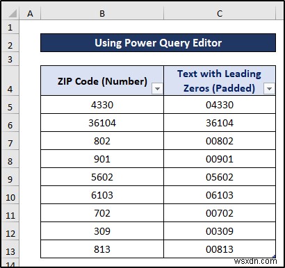 วิธีการแปลงตัวเลขเป็นข้อความที่มีเลขศูนย์นำหน้าใน Excel