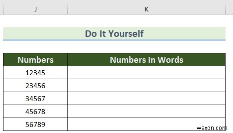 วิธีการแปลงตัวเลขเป็นคำใน Excel (4 วิธีที่เหมาะสม)