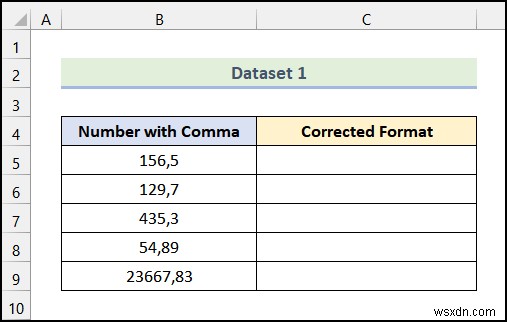 วิธีลบเครื่องหมายจุลภาคใน Excel (4 วิธีง่ายๆ)