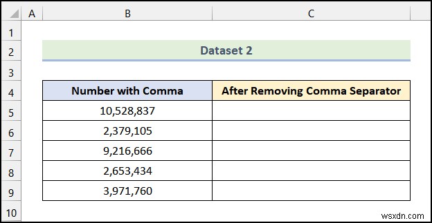 วิธีลบเครื่องหมายจุลภาคใน Excel (4 วิธีง่ายๆ)