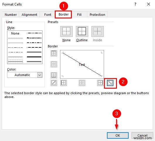 วิธีแยกเซลล์เดียวออกเป็นครึ่งใน Excel