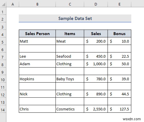 ลบแถวว่างใน Excel (8 วิธีที่เหมาะสม)