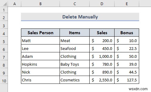 ลบแถวว่างใน Excel (8 วิธีที่เหมาะสม)