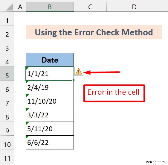 วิธีการแปลงรูปแบบทั่วไปเป็นวันที่ใน Excel (7 วิธี)