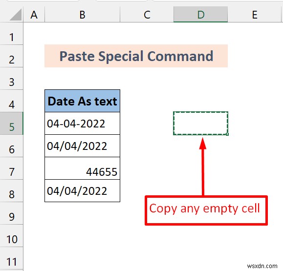 วิธีการแปลงรูปแบบทั่วไปเป็นวันที่ใน Excel (7 วิธี)