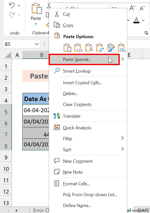 วิธีการแปลงรูปแบบทั่วไปเป็นวันที่ใน Excel (7 วิธี)