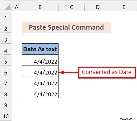 วิธีการแปลงรูปแบบทั่วไปเป็นวันที่ใน Excel (7 วิธี)