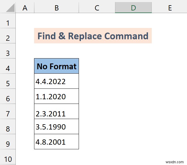 วิธีการแปลงรูปแบบทั่วไปเป็นวันที่ใน Excel (7 วิธี)