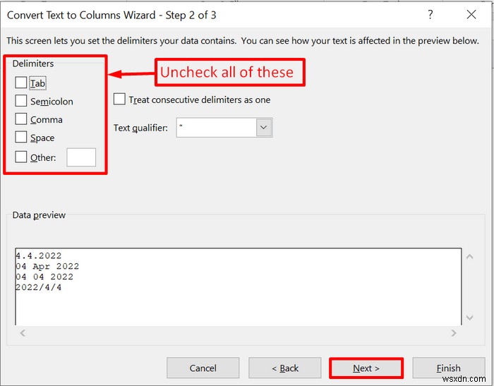 วิธีการแปลงรูปแบบทั่วไปเป็นวันที่ใน Excel (7 วิธี)