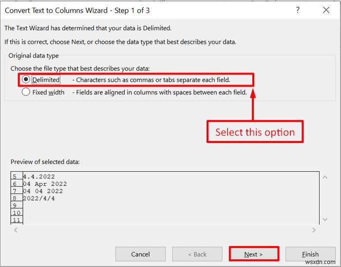 วิธีการแปลงรูปแบบทั่วไปเป็นวันที่ใน Excel (7 วิธี)