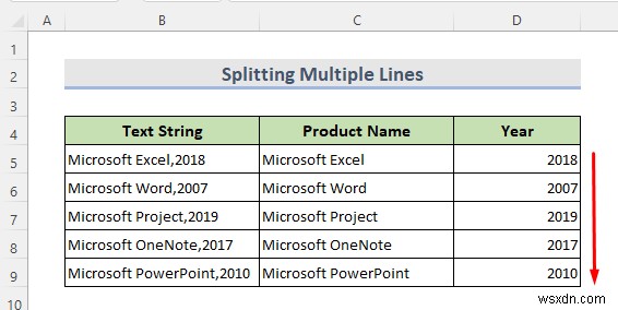 วิธีแยกหนึ่งคอลัมน์ออกเป็นหลายคอลัมน์ใน Excel (7 วิธีง่ายๆ)