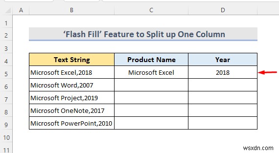 วิธีแยกหนึ่งคอลัมน์ออกเป็นหลายคอลัมน์ใน Excel (7 วิธีง่ายๆ)