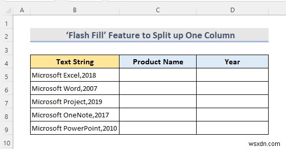 วิธีแยกหนึ่งคอลัมน์ออกเป็นหลายคอลัมน์ใน Excel (7 วิธีง่ายๆ)