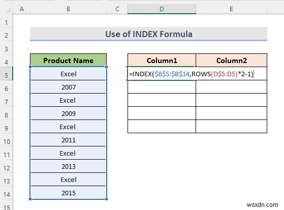 วิธีแยกหนึ่งคอลัมน์ออกเป็นหลายคอลัมน์ใน Excel (7 วิธีง่ายๆ)