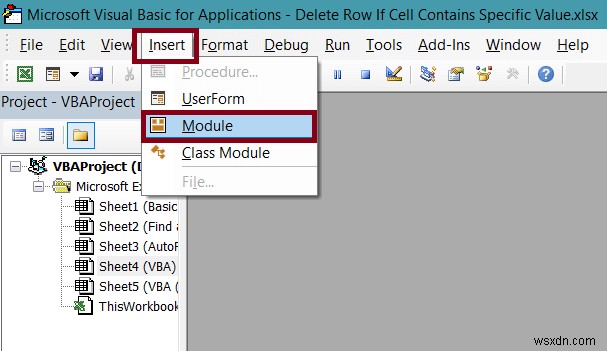 ลบแถวถ้าเซลล์มีค่าเฉพาะใน Excel (วิธี 3 วิธี)