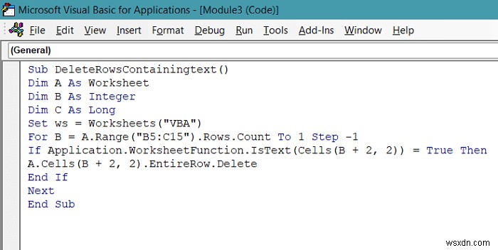 ลบแถวถ้าเซลล์มีค่าเฉพาะใน Excel (วิธี 3 วิธี)