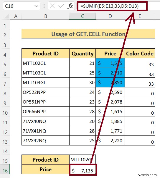 วิธีรวมเซลล์สีใน Excel (4 วิธี)