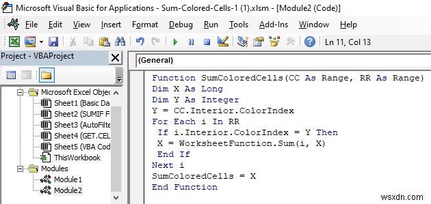 วิธีรวมเซลล์สีใน Excel (4 วิธี)