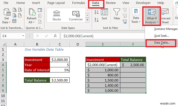 วิธีการสร้างตารางข้อมูลใน Excel (วิธี 5 วิธีที่ง่ายที่สุด)