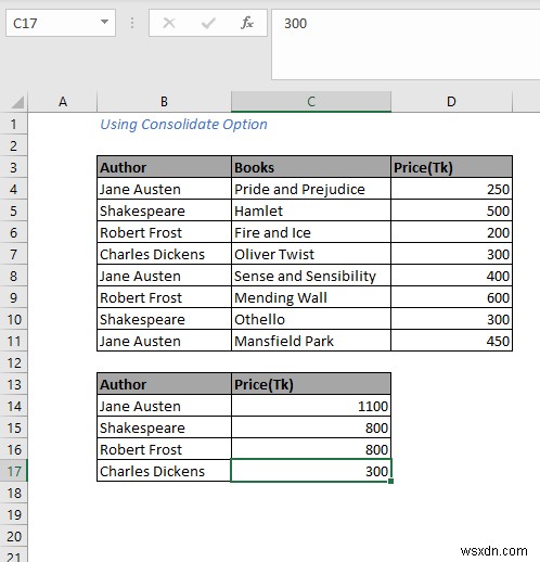 วิธีการรวมแถวใน Excel ตามเกณฑ์ (วิธีที่ง่ายที่สุด)