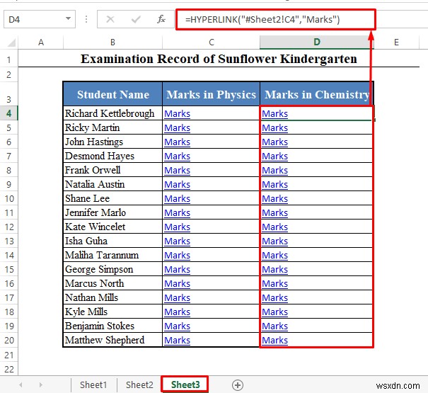 วิธีเชื่อมโยงตารางใน Excel กับชีตอื่น (2 วิธีง่ายๆ)