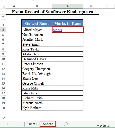 วิธีการเพิ่มไฮเปอร์ลิงก์ไปยังชีตอื่นใน Excel (2 วิธีง่ายๆ)