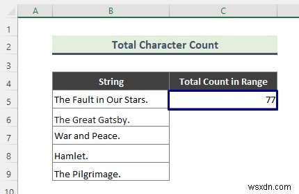 Excel Count Occurrences of Character in String