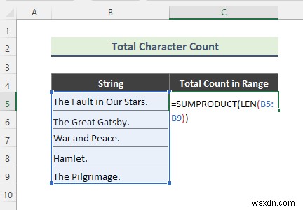 Excel Count Occurrences of Character in String