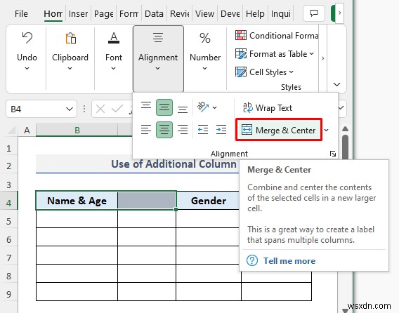 วิธีแยกเซลล์ใน Excel (5 เคล็ดลับง่ายๆ)