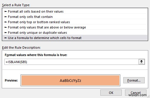 วิธีการเน้นเซลล์ว่างใน Excel (4 วิธีที่ได้ผล)