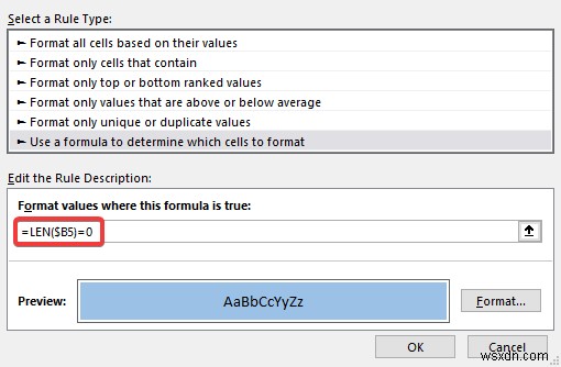 วิธีการเน้นเซลล์ว่างใน Excel (4 วิธีที่ได้ผล)