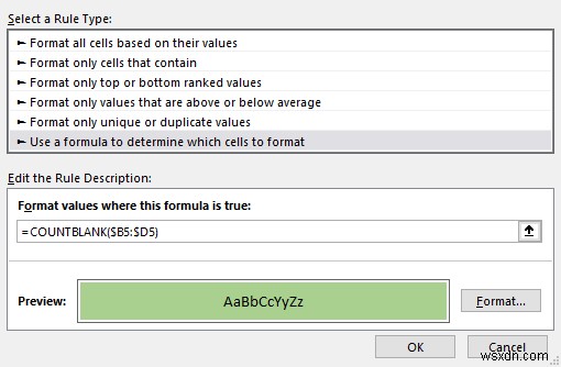 วิธีการเน้นเซลล์ว่างใน Excel (4 วิธีที่ได้ผล)