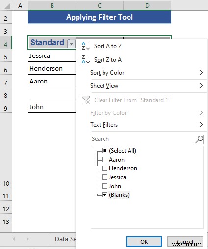 วิธีการเน้นเซลล์ว่างใน Excel (4 วิธีที่ได้ผล)