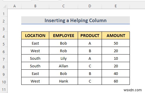 นับรายการที่ซ้ำกันใน Excel Pivot Table (2 วิธีง่ายๆ)