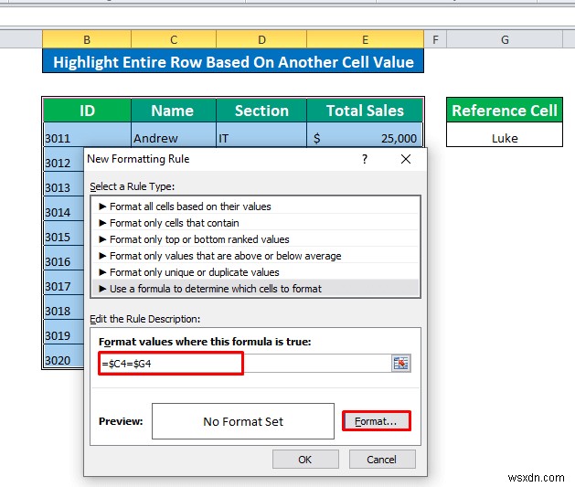 การจัดรูปแบบตามเงื่อนไขโดยยึดตามเซลล์อื่นใน Excel (6 วิธี)