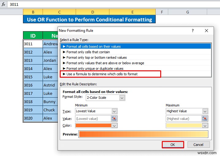 การจัดรูปแบบตามเงื่อนไขโดยยึดตามเซลล์อื่นใน Excel (6 วิธี)