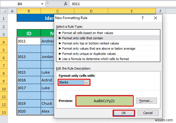 การจัดรูปแบบตามเงื่อนไขโดยยึดตามเซลล์อื่นใน Excel (6 วิธี)