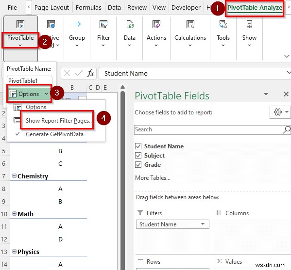 วิธีแยกแผ่นงาน Excel ออกเป็นหลายแผ่นตามค่าของคอลัมน์