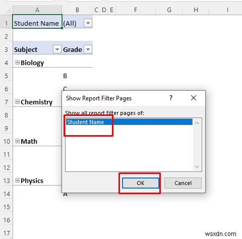 วิธีแยกแผ่นงาน Excel ออกเป็นหลายแผ่นตามค่าของคอลัมน์