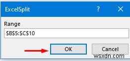 แยกแผ่นงาน Excel ออกเป็นหลายแผ่นตามแถว