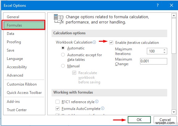 วิธีค้นหาการอ้างอิงแบบวงกลมใน Excel (2 เคล็ดลับง่ายๆ)