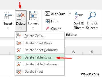 วิธีการลบตารางใน Excel (6 วิธี)