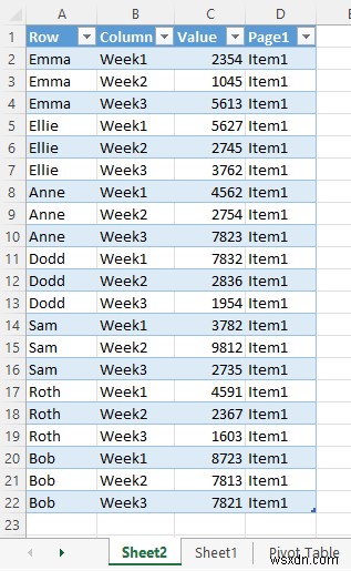 วิธีการแปลงตารางเป็นรายการใน Excel (3 วิธีด่วน)