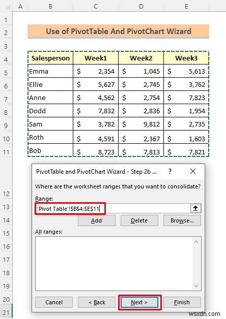 วิธีการแปลงตารางเป็นรายการใน Excel (3 วิธีด่วน)